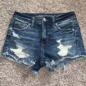 American Eagle Super Stretch Jean Shorts Size 0